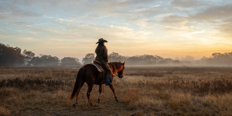 Golden Hour Turns The Trail Into A Texas Postcard