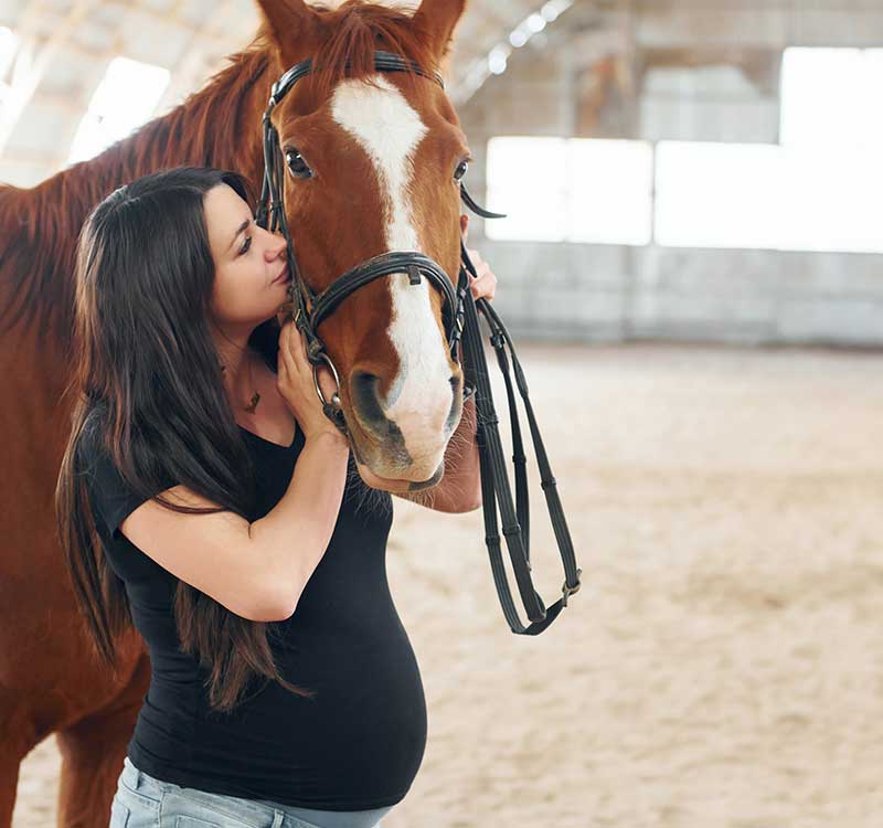Horseback Riding When Pregnant: Can You Do It