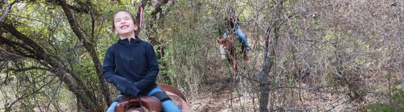Tips for horseback riding with kids